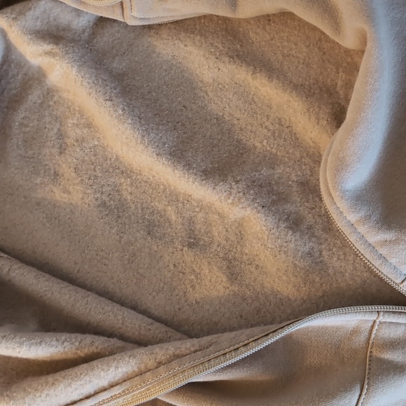 NWT True Religion Brand Jeans Size L Tan/Brown Zip Up Hoodie With Buddha Logo - Picture 8 of 8